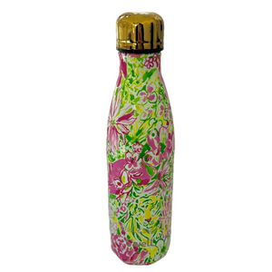 Swell x Lilly Pulitzer In the Groves Water Bottle 17oz Floral Lion Pink